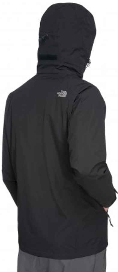The North Face Stratos Men's HyVent Rain Shell Jacket, XXL, Black